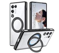 Suttkue for Red-Magic 11 Air Case with stand,high qualit,Flexible Silicone + PC Acrylic Back,Scratch Resistant,FlexibleFull Protection,Anti-Skid transparent