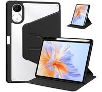 Suttkue for Redmi Pad 2 2025 11 Inch, PC 360°Swivel case with Pen Slot, Lightweight,Scratch Resistant, Black for Redmi Pad 2 2025 11 Inch 2025