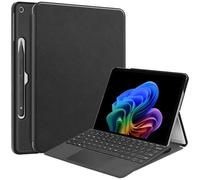 Suttkue for Surface Pro 12 Case,high qualit Hard Shell, Lightweight,Quality PU,Anti-Fingerpirnts, Scratch Resistant, Black for Surface Pro 12-12 inch
