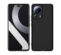 Suttkue for Xiaomi 13 Lite Case,high qualit,TPU Rubber Soft Skin,Anti-Fingerpirnts,Scratch Resistant,FlexibleFullProtection,Xiaomi 13 Lite case Black