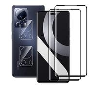 Suttkue for Xiaomi 13 Lite Screen Protector with Camera Lens Protector，9H Hardness,Anti-Scratch Tempered Glass flim, Case Friendly, Anti-Fingerprint (2+2 PACK)