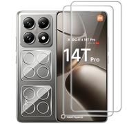 Suttkue For Xiaomi 14T Pro [2pack] Screen Protector + [2 pack] Kamera Glass,Anti-Scratch,Bubble-Free Protective Film,High Transparency