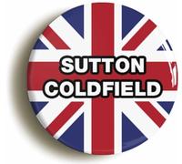 Sutton Coldfield Union Jack Fridge Magnet (Circular 2inch / 50mm Diameter)
