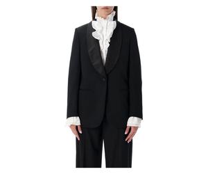 Sutton Grain de Poudre Tuxedo Jacket - female - Ralph Lauren - Blazers - Black - XS - Jackets XS