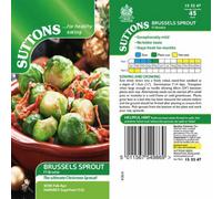 Suttons Seeds Brussels Sprout Brodie F1 1 Packet