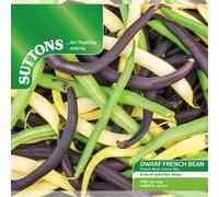 Suttons Seeds Dwarf French Bean Colour Mix 1 Packet