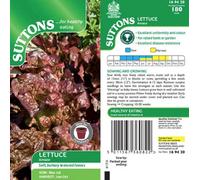 Suttons Seeds Lettuce Amaze 1 Packet Average 180 Seeds