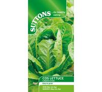 Suttons Seeds Lettuce Lobjoits Green 1 Packet