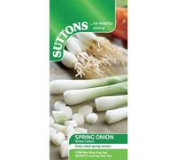 Suttons Seeds Onion (Salad) White Lisbon 4 Packets