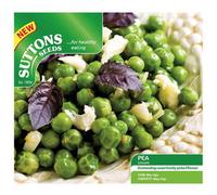 Suttons Seeds Pea Lincoln 1 Packet Seeds Grow Your Own Vegetables