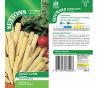 Suttons Seeds Sweetcorn F1 Minipop 1 Seed Packet Grow Your Own