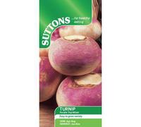 Suttons Seeds Turnip Purple Top Milan 1 Seed Packet