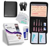 Suture Practice Kit For Medical Students, Veterinarians, Nurses | Silicone Skin Suture Pad With Protective Horizontal And Vertical Mesh Layer To Enhance The Durability Of Pad