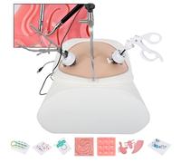 Suture Practice Laparoscopic Simulator Kit for Surgical Instrument Trainer Teaching with Camera, Training Modules and Instruments