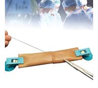 Suture Practice Mold, Intestinal Anastomosis Training Model, Reusable Training Complete Suture Practice Kit Surgical Intestinal Tube Suture Training Tool with Suction Cup for Medical Students Vets Mod