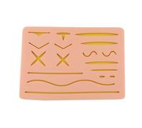 Suture Practice Pads 3 Layer with 17 Wound PVC Skin Suture Pad for Training and Practice of Medical Vet Student Nurse Soft and Skin Model