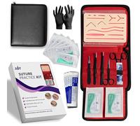 Suture Practice Set Gift for Students, Veterinarians and Dentists Reusable Silicone Suture Pad For Training Purposes