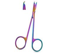 Suture Removal Scissors 5.5 with Crescent Hook - Stainless Steel Stitch Scissors for First Aid, EMS, Training, and Professional Use