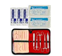 Suture Training Kit - Complete Practice Set with Silicone Pad, Tools & Accessories for Medical & Dental Students