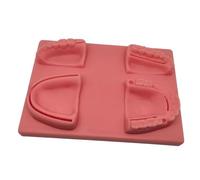 Suture Training Pad 1 X No Teeth Suture Pad 1 X Suture Pad with Teeth 2 Half of Suture Pads Suturing Practice Kits