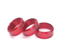 SUTVCM AC Control Knob Ring Cover for Subaru 2013-2018 for Forester for Impreza XV for Crosstrek WRX for Levorg Air Conditioning knob(RED)