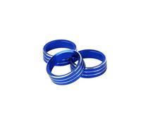 SUTVCM AC Control Knob Ring for VW for Tiguan for Atlas T-ROC for Passat B8 for Variant 2017 2018 2019 Air Conditioning knob(Blue)