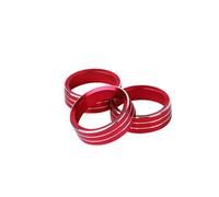 SUTVCM AC Control Knob Ring for VW for Tiguan for Atlas T-ROC for Passat B8 for Variant 2017 2018 2019 Air Conditioning knob(RED)