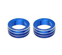 SUTVCM Air Conditioner Knob Cover Ring Adjust for Mazda 3 for Axela CX-30 for Artez 2020-2024 Air Conditioning knob(Blue)