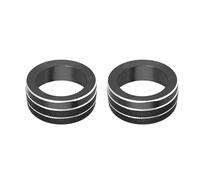 SUTVCM Air Conditioner Knob Cover Ring Adjust for Mazda 3 for Axela CX-30 for Artez 2020-2024 Air Conditioning knob(Black)