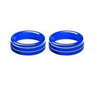 SUTVCM Air Conditioning Knob Ring Decorate Trim for Mercedes for Benz A B CLA GLA Class Air Conditioning knob(Blue)