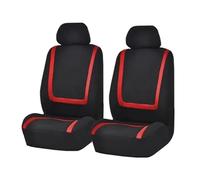 SUTVCM Car Front Seat Covers Breathable Cushion Vehicle Protector Driver Interior Accessories Seat Protectors(Red-2 Seats)