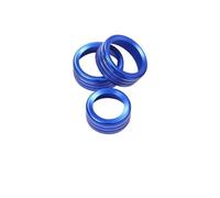 SUTVCM Central Control Air Condition Knob Button Ring Cover for Alfa for Romeo for Stelvio for Giulia 2017-2020 Air Conditioning knob(Blue)