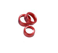 SUTVCM Central Control Air Condition Knob Button Ring Cover for Alfa for Romeo for Stelvio for Giulia 2017-2020 Air Conditioning knob(RED)