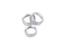 SUTVCM Central Control Air Condition Knob Button Ring Cover for Alfa for Romeo for Stelvio for Giulia 2017-2020 Air Conditioning knob(Silver)