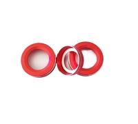 SUTVCM Centre Console Air Conditioning Volume Knob Ring for Mercedes for Benz A B CLA GLA Class W176 W246 C117 X156 Air Conditioning knob(RED)