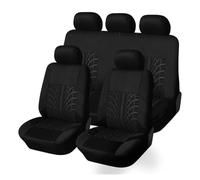 SUTVCM For A4L A6L A5 A3 A2 A1 A7 A8 Q2 Q3 Q5 Q7 R8 Car Seat Cover Front Rear Protect Cushion Seat Protectors(5Seats-Black)