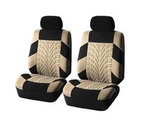 SUTVCM For A4L A6L A5 A3 A2 A1 A7 A8 Q2 Q3 Q5 Q7 R8 Car Seat Cover Front Rear Protect Cushion Seat Protectors(2Seats-Beige)