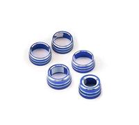 SUTVCM for Camry 2018 Air Conditioning Volume Radio Button Knob Cover Ring Air Conditioning knob(Blue)