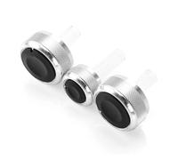SUTVCM for VW for Passat B5 for Golf 4 MK4 for Golf IV for Bora for Lupo Air Conditioning Heat Control Knob Air Conditioning knob(Silver)