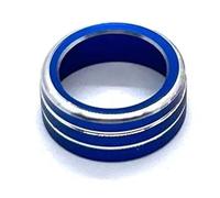 SUTVCM for VW for Polo GTI for Golf 4 5 6 7 8 2018 2019 2021 2022 Rearview Mirror Adjustment Knob Button Cover Air Conditioning knob(Blue)