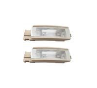 SUTVCM Interior Panel Trim Front Sun Visor Interior Roof Reading Lighting Lamp For VW For Golf 5 6 7 GTI For Jetta A5 For Passat B6 B7 CC For Polo(Beige-2PCS)