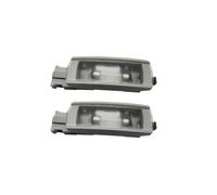 SUTVCM Interior Panel Trim Front Sun Visor Interior Roof Reading Lighting Lamp For VW For Golf 5 6 7 GTI For Jetta A5 For Passat B6 B7 CC For Polo(Gray-2PCS)