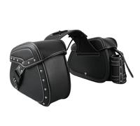 SUTVCM Motorcycle Storage for KLR650 for Vulcan 2013-2024 Motorcycle Saddlebag Waterproof(Black)