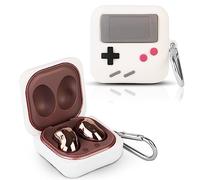 Suublg Case for Samsung Galaxy Buds FE (2023) / Buds2 Pro (2022) / Buds 2 (2021) / Buds Pro (2021) / Buds Live (2020) with Keychain, Silicone Cartoon Protection Cover for Man Teens Boys