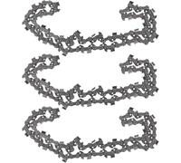 SUUFOO 20 Inch Chainsaw Chain 72 Drive Links, 3/8" Low Profile Pitch, 050" Gauge Low Kickback Chainsaw Chain Compatible for Craftsman, Ryobi, Homelite, Poulan, Dewalt and More（3 PCS）