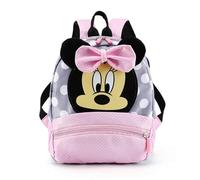 SUUNNY toddler backpack Cartoon men and women backpacks, mice, children's school bags, kindergarten school bags-Pink Minnie-A