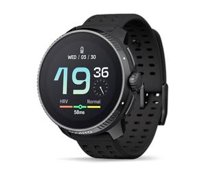SUUNTO Race GPS Sports Watch, Smartwatch for Multisport Training Workout, AMOLED Touch screen & Digital Crown, Advanced Health & Recovery Supports, 26-Day Battery Life, Dual-GNSS, Offline Map, Black