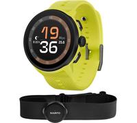 Suunto Run GPS Silicone Strap Sports Watch + FREE Smart Heart Rate Belt Lime