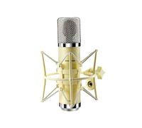 SUUNTOK FET Condenser Microphone Professional XLR Studio Microphone with 34mm Large Diaphragm, Cardioid Recording Mic Computer Gaming PC TM251S Mic Kit for Singing, Podcasting, YouTube - Yellow
