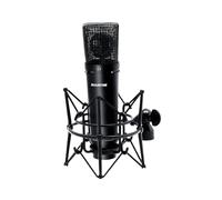 SUUNTOK XLR Condenser Microphone Studio Recording Microphone Perfect for Studio, Podacst, Live Streaming, Broadcast-TM87KB (Black)